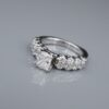 Diamond Engagement Ring 18k White Gold Platinum 2 ctw Size 6.75 GIA G VS2, view 1
