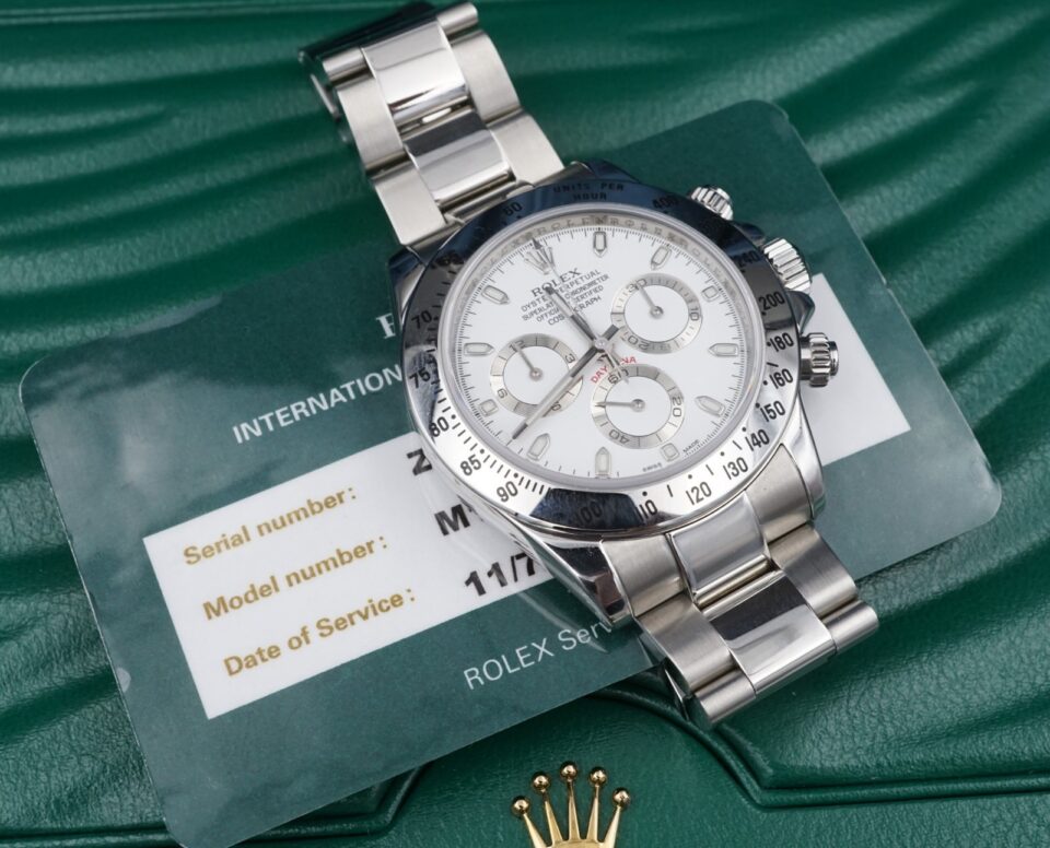 2007 Rolex Cosmograph Red Daytona 116520 Stainless 40mm Box Papers, view 2