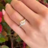 Diamond Engagement Ring Platinum GIA VS2 Solitaire 1.61ct Size 5.5, view 6