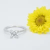Diamond Engagement Ring 14k White Gold GIA VS1 Solitaire 1.3ct Size 6, view 1