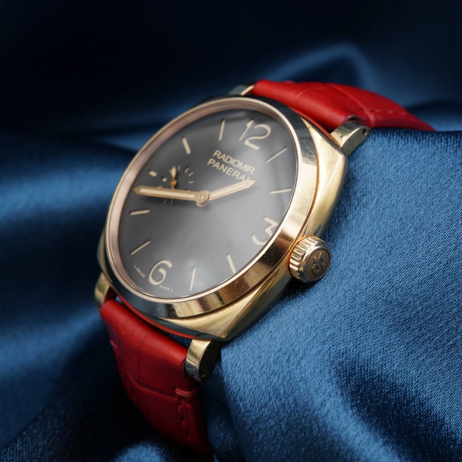 Panerai Radiomir 1940 Oro Rosso PAM00513 18K Rose Gold 42mm Manual Watch, view 4