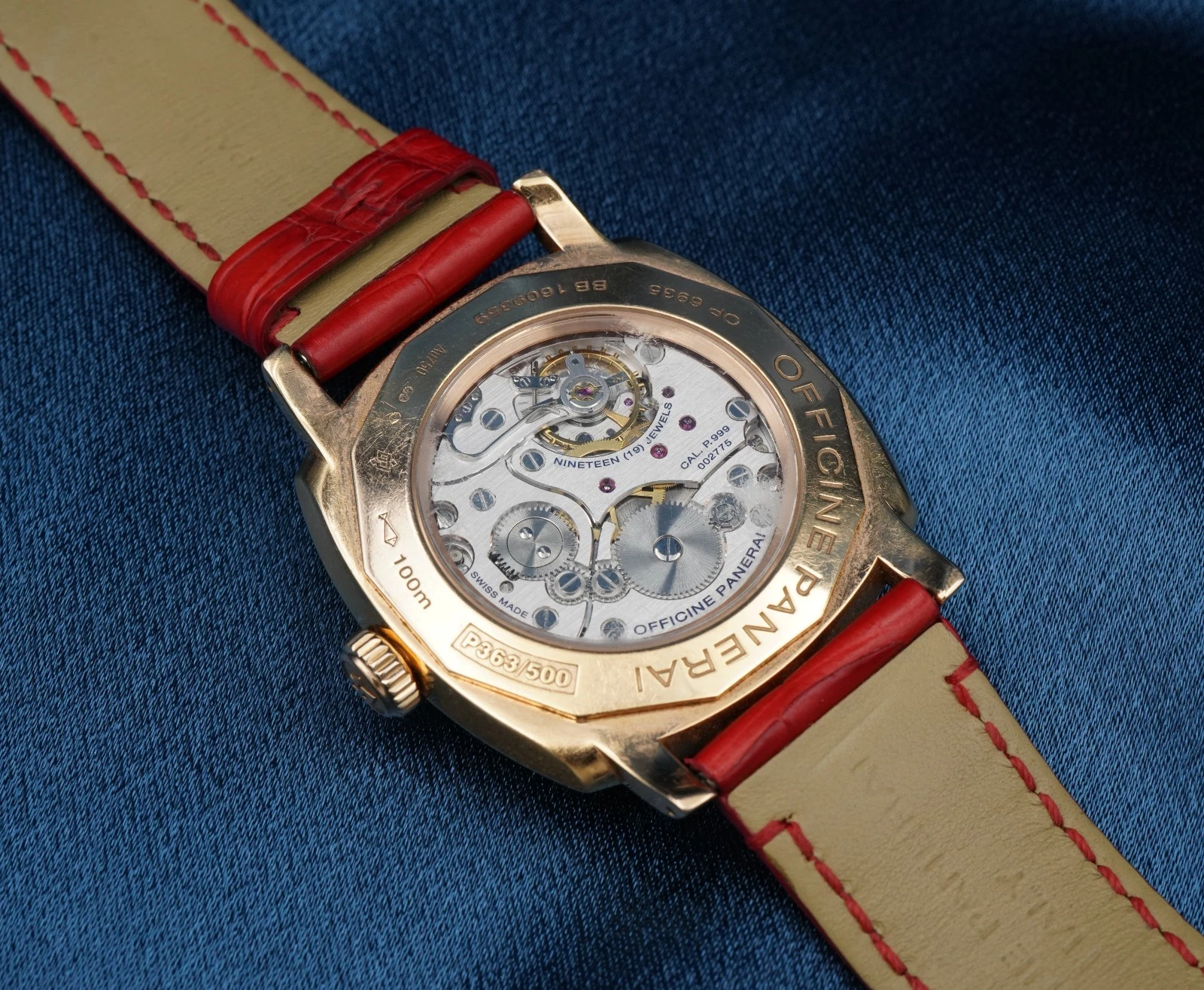 Panerai Radiomir 1940 Oro Rosso PAM00513 18K Rose Gold 42mm Manual Watch, view 6