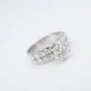 Platinum 2ctw Natural Diamond Engagement Ring Bridal VS1 Size 5.5 GIA, view 5