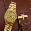 Rolex President Oysterquartz Day-Date 18k Mens 36mm 19018 1979 Full Set, view 1