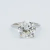 4ct Old Cut Natural Diamond Engagement Ring 18k GIA VS1 Solitaire Sz 6.75, view 1