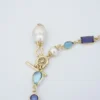 Sonja Picard Custom Mixed Gem Necklace 18k Yellow Gold w/ Drawing 19", view 5