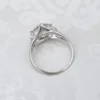 Antique Edwardian Diamond Engagement Ring Platinum 3 ct GIA Sz 5.75, view 9
