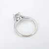 14k Diamond Engagement Ring White Gold 1.75ctw Round Size 5.5, view 5