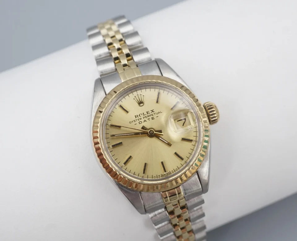 Rolex Datejust 6917 SS 18k 1981 Ladies 26mm Jubilee Bracelet Warranty W1192