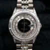 Custom Diamond Rolex President Day-Date 18k White Gold Mens 36mm 18239 1989, view 2