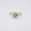 Diamond Hidden Halo Engagement Ring Size 6.5 2.25ctw RBC 14k Yellow Gold, view 3