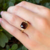 Rare Burma Red Spinel Diamond Ring 4.5ct GIA Cocktail Sz 6.25 18k Gold, view 3