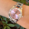2022 Ladies DateJust Rolex 278240 SS Warranty 31mm Pink Dial Box Card, view 2