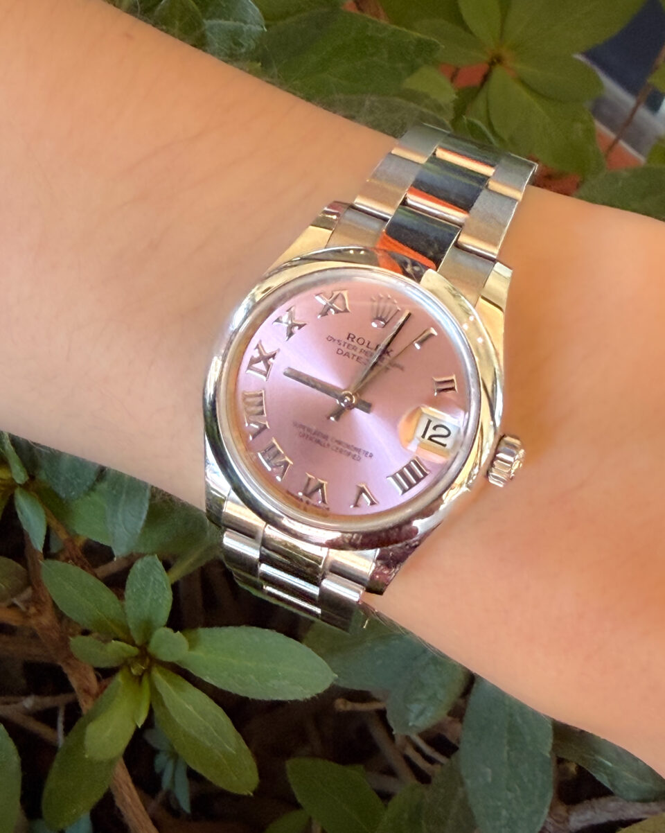 2022 Ladies DateJust Rolex 278240 SS Warranty 31mm Pink Dial Box Card, view 2