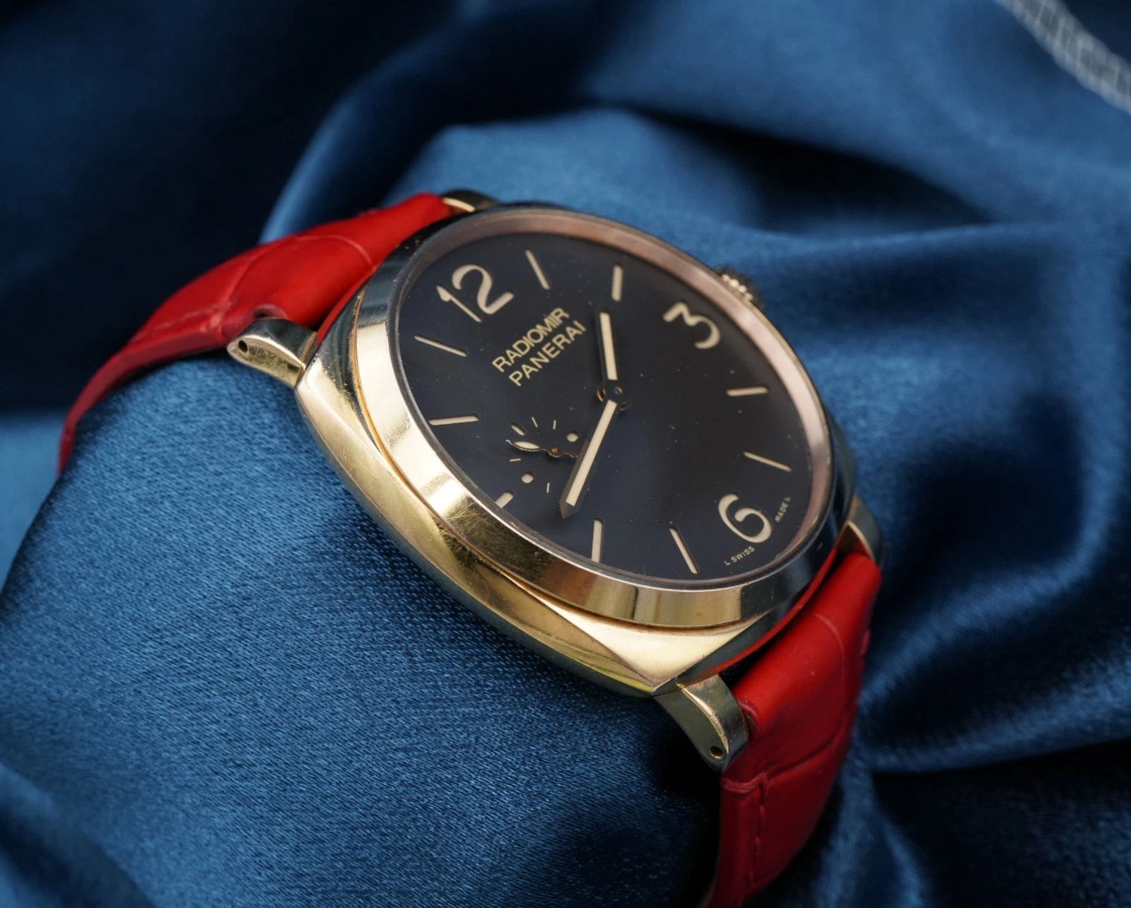 Panerai Radiomir 1940 Oro Rosso PAM00513 18K Rose Gold 42mm Manual Watch, view 2