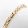 Classic 14k Natural Diamond Tennis Bracelet Yellow Gold 6ctw 6.75", view 3
