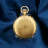 1880s 18k Yellow Gold Patek Philippe Co Pocket Watch MW Shaw Tx Dbl Hunter, view 2