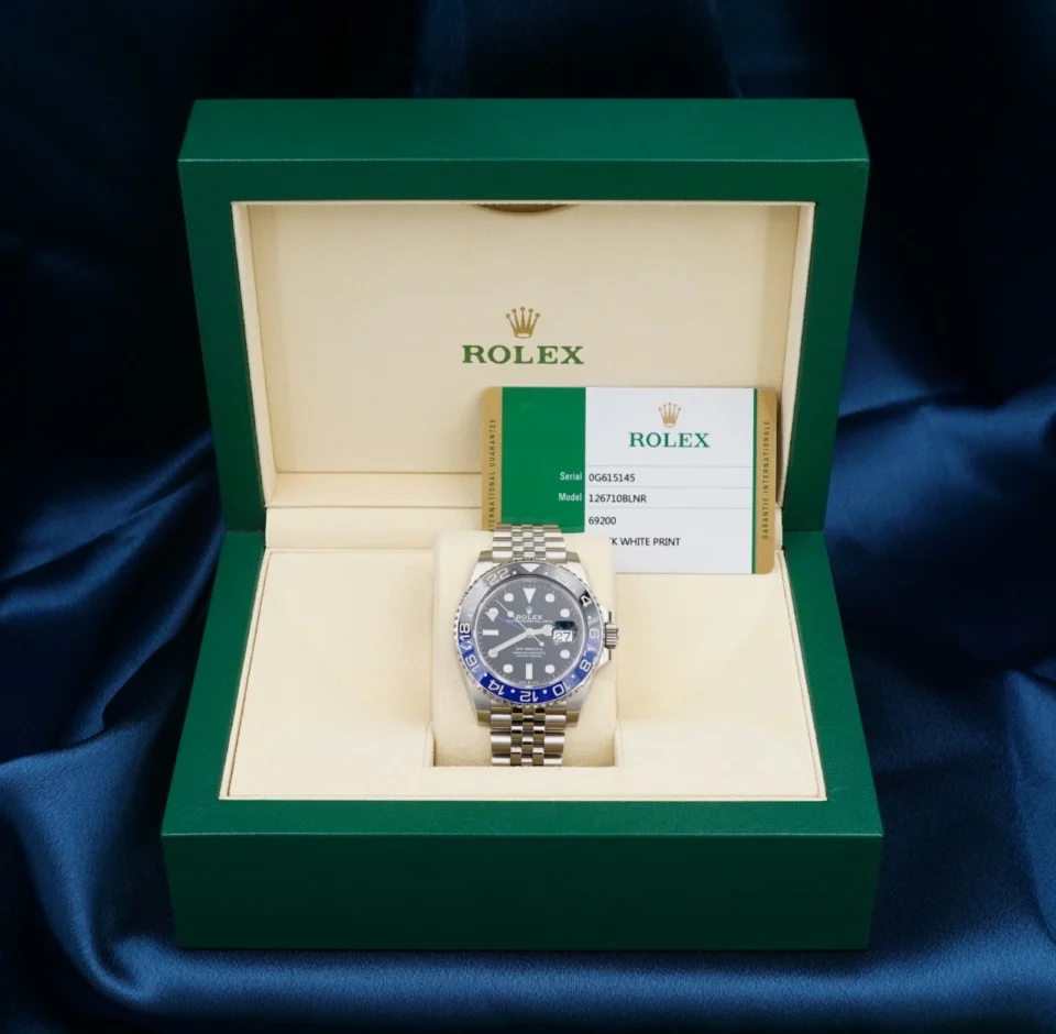 Rolex GMT Master II 126710BLNR SS 2019 Batgirl 40mm Box Card, view 2