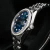 2000 Rolex Datejust Ref 16220 Blue Diamond Dial Bezel 18k SS Warranty 36mm, view 3