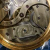 1880s 18k Yellow Gold Patek Philippe Co Pocket Watch MW Shaw Tx Dbl Hunter, view 12