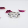 Gelin Abaci Natural Diamond Engagement Ring Platinum Sz 4.5 GIA G VVS1, view 3