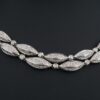 18k Diamond Necklace Bracelet Suite White Gold Salvini 8.5 ctw Italy, view 4
