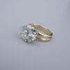 Diamond Engagement Ring 3.34 carat Round 18k Gold Solitaire GIA Cert, view 4