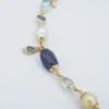 Sonja Picard Custom Mixed Gem Necklace 18k Yellow Gold w/ Drawing 19", view 4