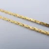 2 Bhat 23k Yellow Gold 2.4mm Chain Necklace 29" 29g, view 4