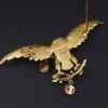 Impressive Antique French Eagle 18k Gold 1ct Mine Cut Diamond 3D Brooch 3", view 5