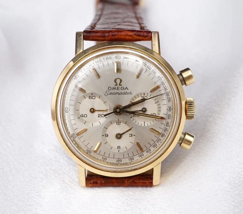 1966 Omega Seamaster Chronograph 105.005-65 Cal 321 Vintage 35mm Serviced, view 2