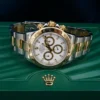 2005 Rolex Cosmograph Daytona 1165523 18k Gold Stainless 40mm Box Papers, view 4