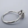 Tiffany & Co. Soleste Diamond Halo Ring Platinum Size 7.5 1 ctw Cushion, view 14