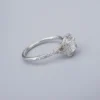 Tiffany & Co. Soleste Diamond Halo Ring Platinum Size 7.5 1 ctw Cushion, view 11