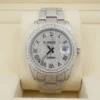Rolex DJ41 Datejust 41 126300 Box Card 2022 Custom Diamond Bust Down, view 1
