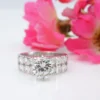 Platinum 2ctw Natural Diamond Engagement Ring Bridal VS1 Size 5.5 GIA, view 1