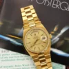 Rolex President Oysterquartz Day-Date 18k Mens 36mm 19018 1979 Full Set, view 5