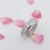 7ct Natural Diamond Eternity Band Platinum Ring Size 5.5 Chunky 6mm, view 5