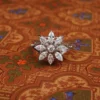 Asprey Diamond Ring Daisy Heritage Cluster 18k White Gold Size 6.5, view 7