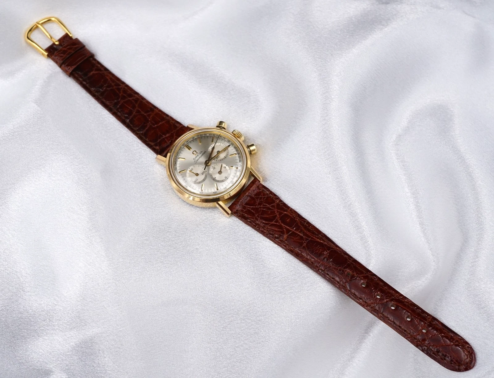 1966 Omega Seamaster Chronograph 105.005-65 Cal 321 Vintage 35mm Serviced, view 7