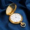 1880s 18k Yellow Gold Patek Philippe Co Pocket Watch MW Shaw Tx Dbl Hunter, view 5
