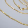 2 Bhat 23k Yellow Gold 2.4mm Chain Necklace 29" 29g, view 1