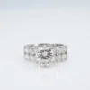Platinum 2ctw Natural Diamond Engagement Ring Bridal VS1 Size 5.5 GIA, view 4