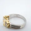 Vintage Diamond 3-Stone Engagement Ring Platinum 18k Gold 2.5ctw Size 8, view 6