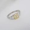 GIA 14k Natural Yellow Diamond 1.41ct Engagement Ring Bridal Set Sz 6, view 6