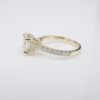 Diamond Hidden Halo Engagement Ring Size 6.5 2.25ctw RBC 14k Yellow Gold, view 6