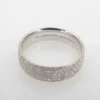 Tiffany & Co Metro 5-Row Diamond Band 18k White Gold Size 5.5 Retired, view 6