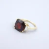 Rare Burma Red Spinel Diamond Ring 4.5ct GIA Cocktail Sz 6.25 18k Gold, view 5
