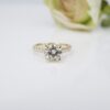 Diamond Hidden Halo Engagement Ring Size 6.5 2.25ctw RBC 14k Yellow Gold, view 1