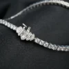 Kwiat Platinum Diamond Tennis Bracelet Natural 4 ctw 7" Designer Cert Box, view 5